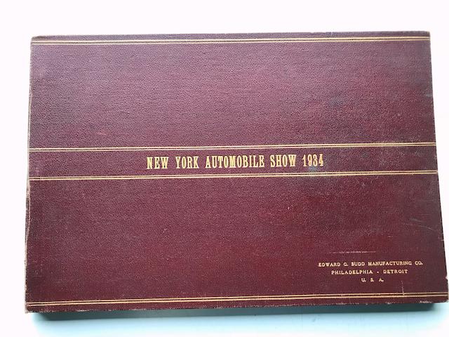 AUTO SHOW - NEW YORK 1934