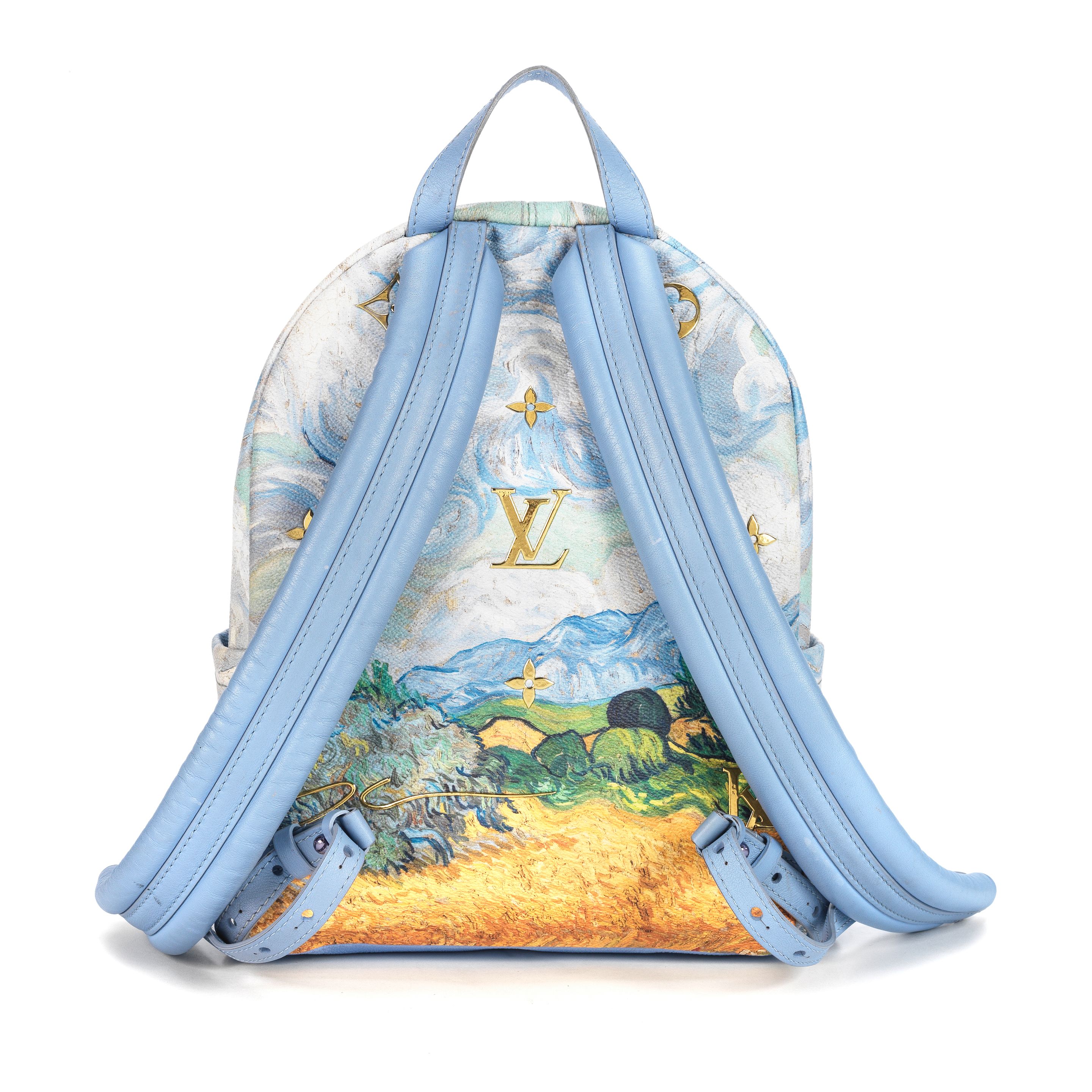 jeff koons louis vuitton backpack VAN GOGH PALM SPRINGS MONOGRAM MULTICOLOUR GHW L'UXE LINK Vuitton Jeff Koons Louis Vuitton