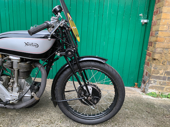 1937 Norton 490cc Model 30 International Racing Motorcycle Frame no. 30 71953 Engine no. 78494 image 11
