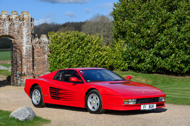 1989 Ferrari Testarossa Chassis no. ZFFSA17S000080974