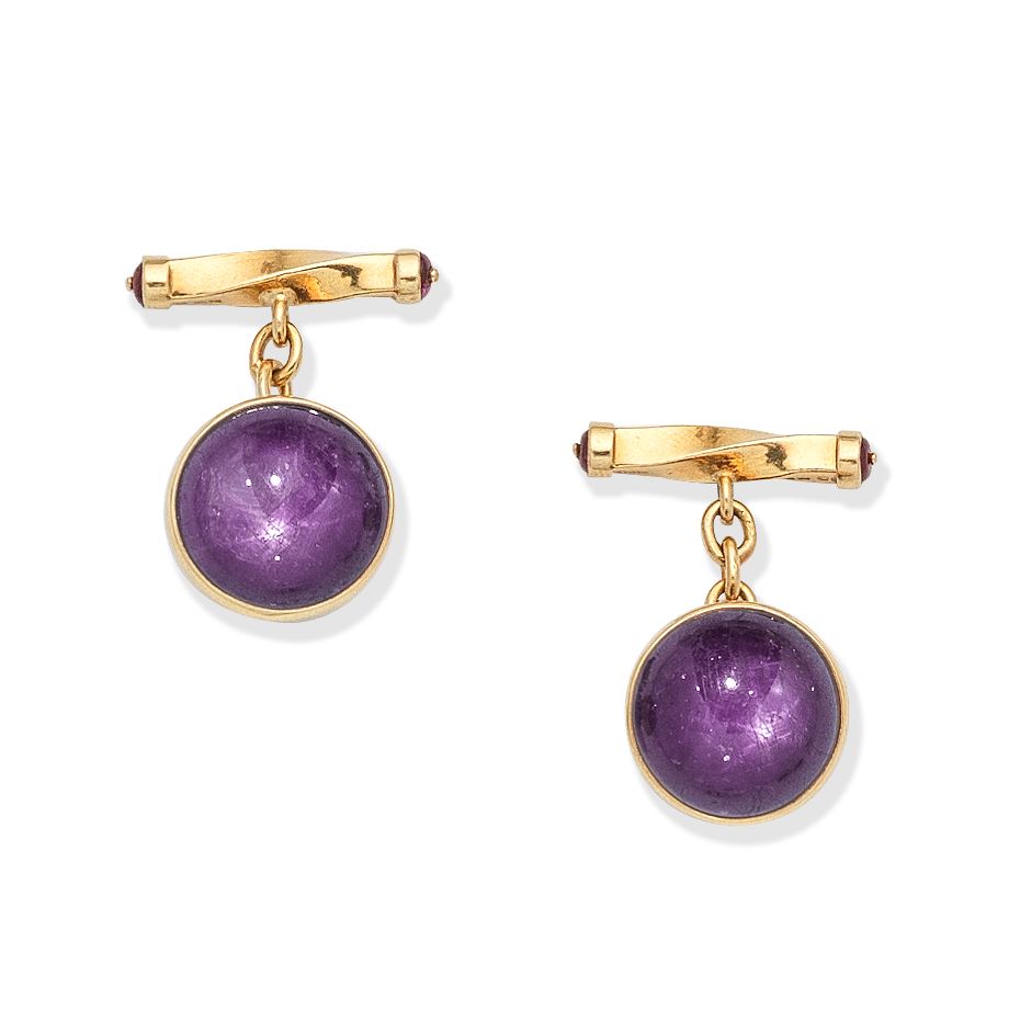 STAR RUBY CUFFLINKS
