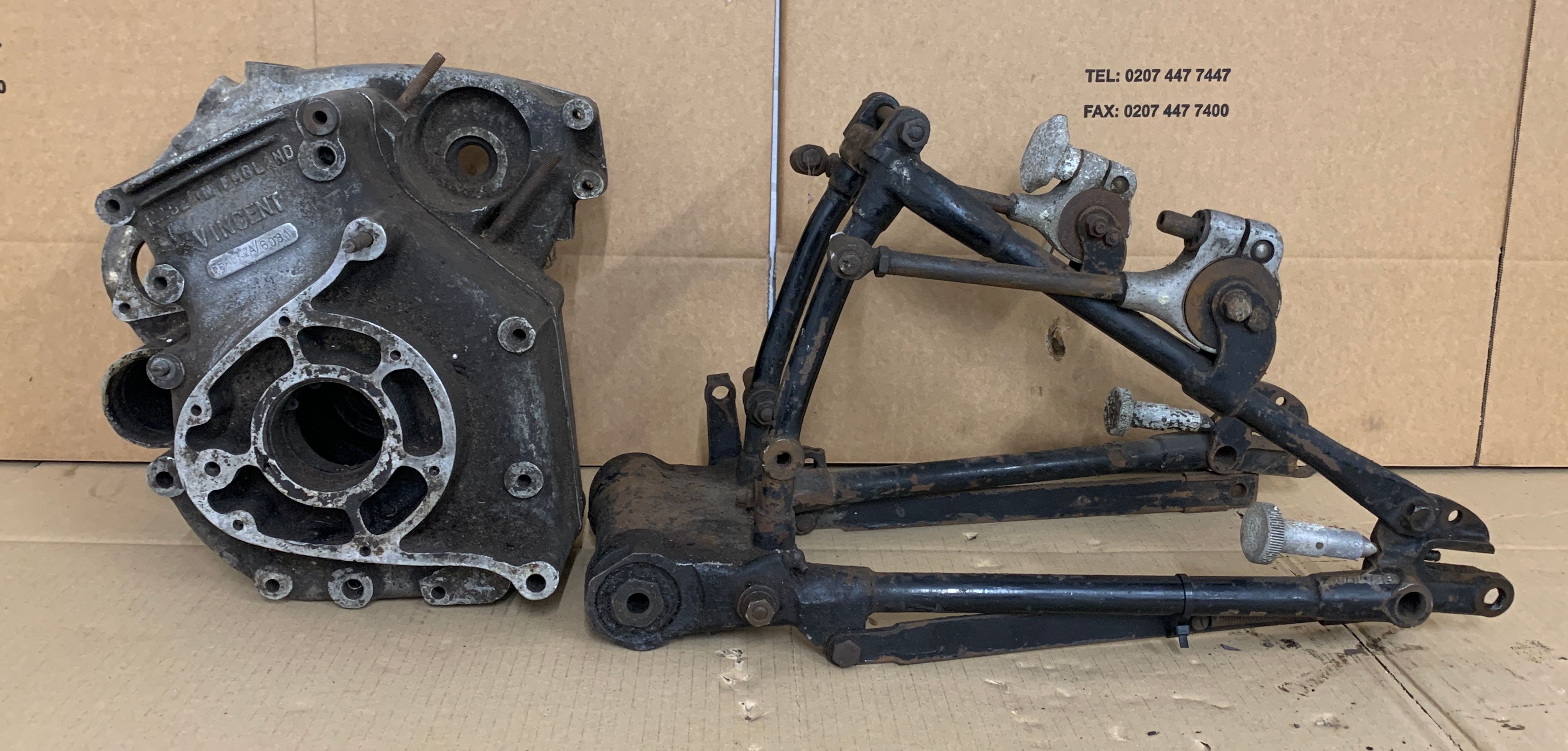 Bonhams Cars : A Vincent Comet Rear Frame Member