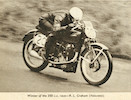 Thumbnail of The ex-Les Graham, Swiss Grand Prix-winning, 1948 Velocette 348cc KTT MkVIII Racing Motorcycle Frame no. SF 121 Engine no. KTT 973 image 6