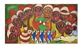 Thumbnail of Ernesto  Shikhani  (Mozambique, 1934-2010) The Last Supper, 1977 image 1