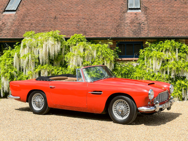 First owned by the late Sir Peter Hall CBE,1962 Aston Martin DB4 Series IV Convertible   Chassis no. DB4C/1078/R Engine no. 370/968