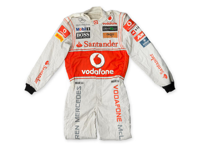 A Lewis Hamilton/McLaren 2011 Formula 1 Season race suit by Sparco,   ((3))