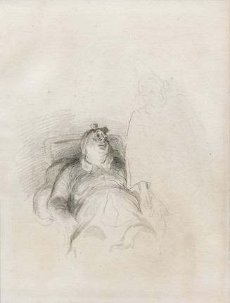 Honoré Daumier (French, 1808-1879) Le Malade Imaginaire image 1