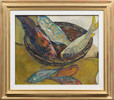 Thumbnail of Irma Stern (South African, 1894-1966) Still life of fish  (framed) image 3