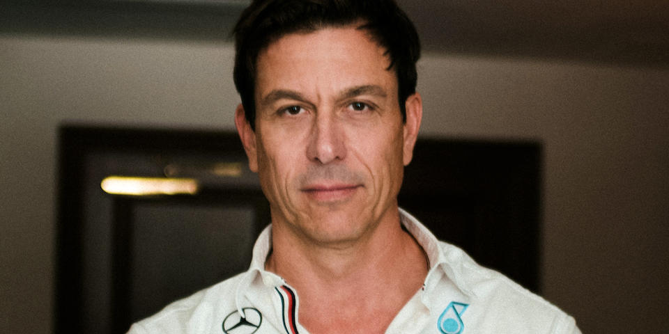 OFFERED FOR CHARITY A LIMITED EDITION BLACK CERATANIUM®IWC BIG PILOT'S WATCH PERPETUAL CALENDAR WRISTWATCH WITH MOON PHASE Big Pilot's Watch Perpetual Calendar Edition "Toto Wolff x Mercedes-AMG Petronas Formula One™ Team", Ref: IW503607 Limited Edition No: 50/100,