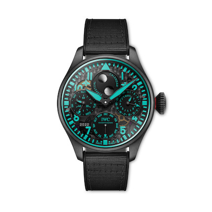 OFFERED FOR CHARITY A LIMITED EDITION BLACK CERATANIUMIWC BIG PILOT'S WATCH PERPETUAL CALENDAR WRISTWATCH WITH MOON PHASE Big Pilot's Watch Perpetual Calendar Edition Toto Wolff x Mercedes-AMG Petronas Formula One Team, Ref IW503607 Limited Edition No 50/100, image 2