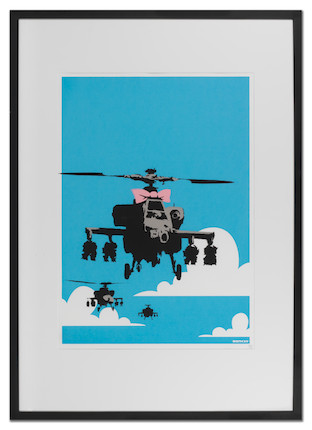 Banksy (British, born 1974) Happy Chopper Screenprint in colours, 2003, on wove, numbered 662/750 in pencil, published by Pictures on Walls, London, the full sheet, 697 x 498mm (27 1/2 x 19 5/8in)(SH) image 2