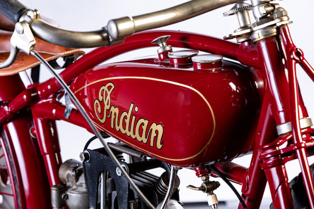 Offered from The Forshaw Speedway Collection, ex-Art Pechar, c.1927 Indian 350cc Dirt Track Racing Motorcycle Engine no. BLR 127 image 8