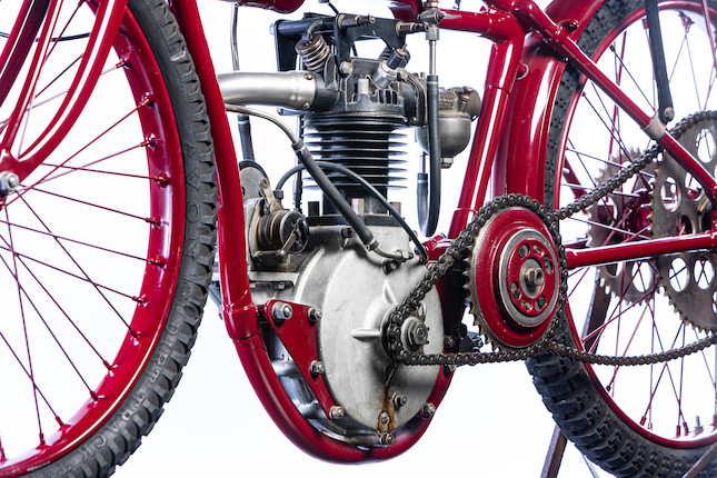 Offered from The Forshaw Speedway Collection, ex-Art Pechar, c.1927 Indian 350cc Dirt Track Racing Motorcycle Engine no. BLR 127 image 6