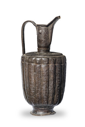 A Khorasan brass ewer Persia, 12th Century image 1