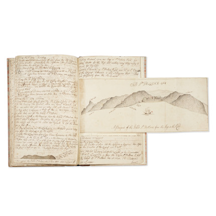 Bonhams EAST INDIES LOG BOOK A Journal Of A Voyage To The East Indias bonhams-east-indies-log-book-a-journal-of-a-voyage-to-the-east-indias