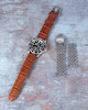 Thumbnail of Rolex. A fine stainless steel automatic calendar bracelet watch  Single Red Submariner, Ref 1680, Circa 1971 image 2