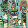 Thumbnail of Abdoulaye Diarrassouba Aboudia (Ivorian, born 1983) Untitled (unframed) image 1