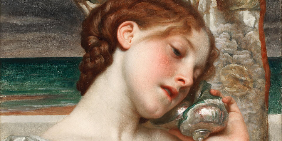 Frederic, Lord Leighton, PRA (British, 1830-1896) Sea Echoes