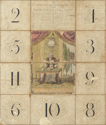 JUDAICA - GAME The New Game of the Jew, J. Wallis, 27 May 1807 image 1
