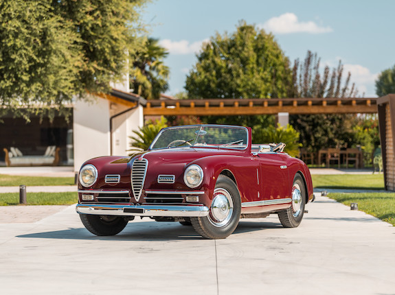1949 Alfa Romeo 6C 2500 Super Sport Cabriolet.