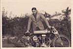 Thumbnail of The ex- H J 'Bert' Bacon, Edmond 'Boy' Tubb, Brooklands 'Gold Star'-winning, 1929  Grindlay-Peerless 498cc Brooklands 'Hundred Model' (Lacey Replica) Frame no. B1124  Engine no. JOR/S 45521 image 28