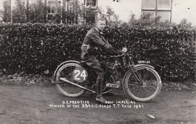 The Isle of Man Junior 250cc TT-Winning, Ex-Douglas Prentice, 1921 New Imperial 250cc Racing Motorcycle Frame no. W11858  Engine no. BR/21/125 image 13