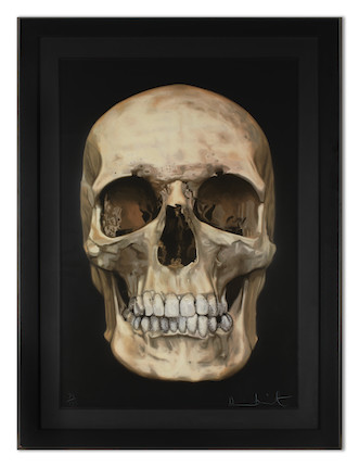 Damien Hirst (British, born 1965) The Skull Beneath the Skin Screenprint in colours with diamond dust, 2005, on Somerset Satin, signed and numbered 79/155 in white crayon, co-published by Paul Stolper and Other Criteria, London, the full sheet printed to the edges, 843 x 530mm (33 1/4 x 20 7/8in)(I) image 2