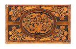 Thumbnail of A William and Mary walnut and seaweed marquetry chest image 2