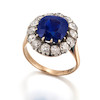 Thumbnail of SAPPHIRE AND DIAMOND CLUSTER RING image 5