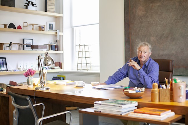 Sir Terence Conran's desk Designed by Sir Terence Conran, made by Benchmark Furniture image 2
