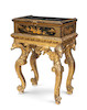 Thumbnail of A RARE GEORGE II CARVED GILTWOOD CABINET STANDPossibly attributable to Henry Flitcroft (1697 - 1769) image 2