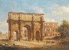 Thumbnail of Jacob George Strutt (British, 1790-1864) The Arch of Constantine, Rome image 1