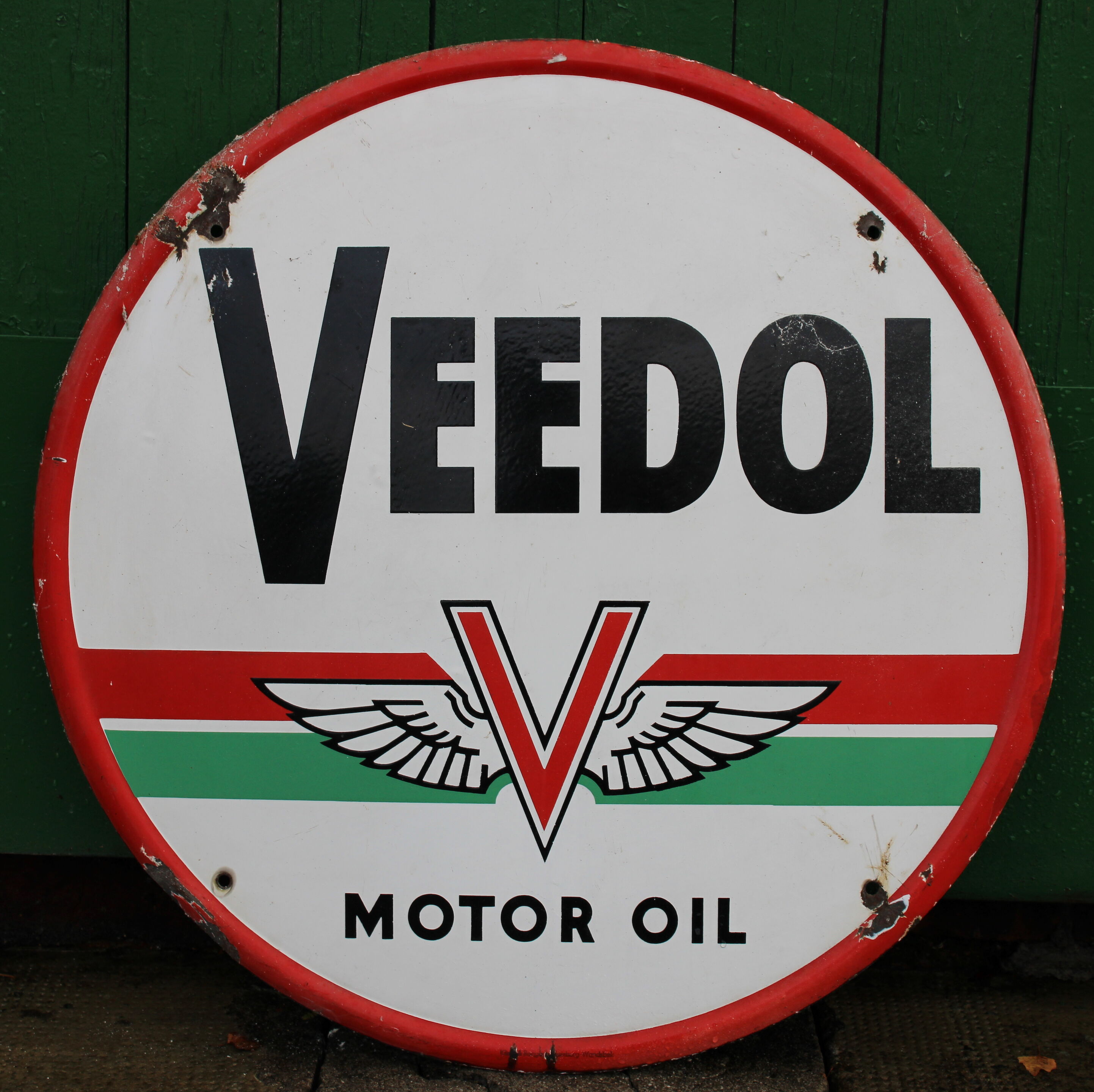 Veedol Sticker Bonhams Cars : A Veedol enamel sign,