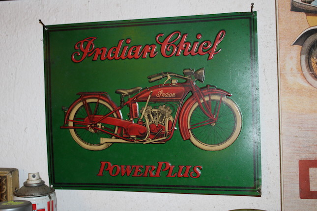 Four replica motorcycle signs,  (7) image 5