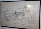 Thumbnail of A set of eight Vincent and HRD motorcycle prints,  (12) image 9