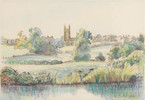 Thumbnail of Lucien Pissarro (British, 1863-1944) Tenterden image 1