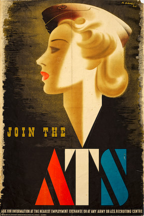 ABRAM GAMES (1914-1996) JOIN THE ATS. image 1