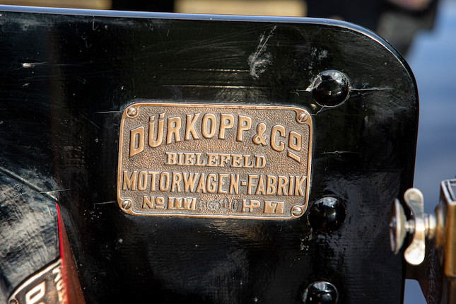 1901 Dürkopp 7hp Rear-entrance Tonneau Motorwagen  Chassis no. 117 image 4