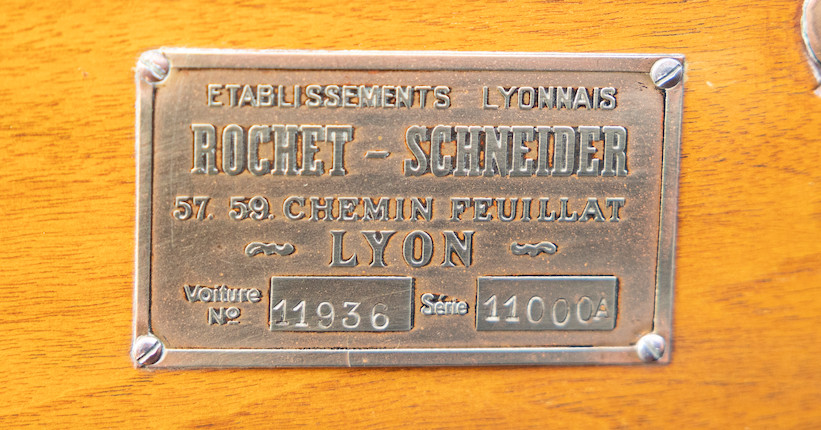 1914 Rochet-Schneider 15hp Series 11000 Open Drive Landaulet  Chassis no. 11936 image 22