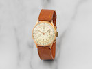 Thumbnail of Marvin. Chronographe bracelet en or jaune 14K (585) mouvement mécanique Marvin. A 14K gold manual wind chronograph wristwatch  Circa 1960 image 1