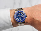 Thumbnail of Rolex. Montre bracelet en or blanc 18K (750) avec date mouvement automatique Rolex. An 18K white gold automatic calendar bracelet watch   Submariner Date 'Smurf', Ref 116619LB, Circa 2012 image 2