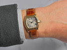Thumbnail of Cartier. Montre bracelet en or jaune 18K (750) avec date mouvement quartz Cartier. An 18K gold quartz calendar wristwatch   Roadster, Ref 2676, Purchased in August 2005 image 2