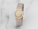 Thumbnail of Jaeger-LeCoultre. Montre bracelet de dame en or blanc 18k (750) sertie de diamants mouvement mécanique Jaeger-LeCoultre. A lady's 18k white gold and diamond set manual wind bracelet watch  Circa 1960 image 1