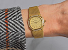 Thumbnail of Longines. Montre bracelet de dame en or jaune 18K (750) sertie de diamants mouvement mécanique Longines. A lady's 18K gold and diamond set manual wind bracelet watch  Ref 4769, Circa 1980 image 2