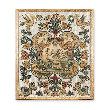 A needlework picture Mid 18th century, French image 1