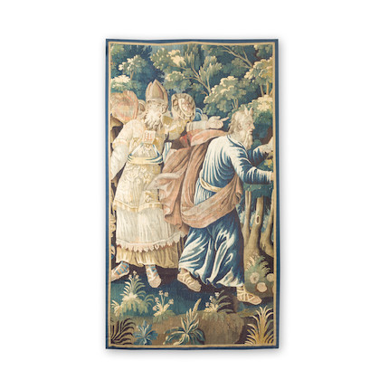 A biblical Aubusson tapestry panel Circa 1670-1690 image 1