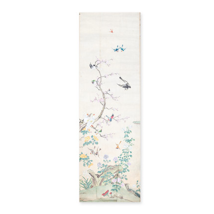 A length of wallpaper 19th century, Chinese image 1
