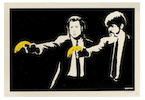 Thumbnail of Banksy (born 1974) Pulp Fiction, 2004 (Published by Pictures on Walls, London, with their blindstamp) image 1