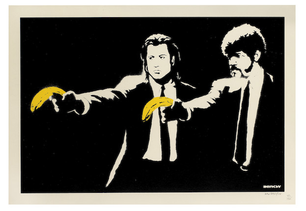 Banksy (born 1974) Pulp Fiction, 2004 (Published by Pictures on Walls, London, with their blindstamp) image 1