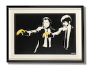Thumbnail of Banksy (born 1974) Pulp Fiction, 2004 (Published by Pictures on Walls, London, with their blindstamp) image 2